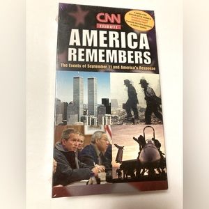 CNN America Remembers VHS 2001 Brand New Sealed RARE 9-11 Documentary